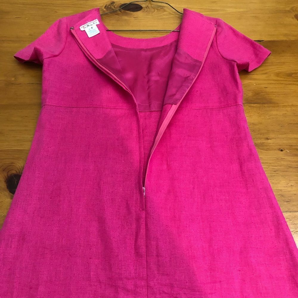 Talbots Short Sleeve Pink Dress - Picture 11 of 12